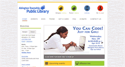 Desktop Screenshot of abingtonfreelibrary.org